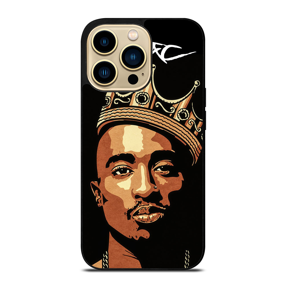TUPAC SHAKUR KING iPhone 14 Pro Max Case Cover
