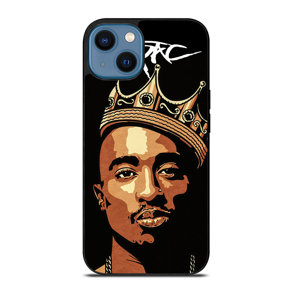 TUPAC SHAKUR KING iPhone 14 Case Cover