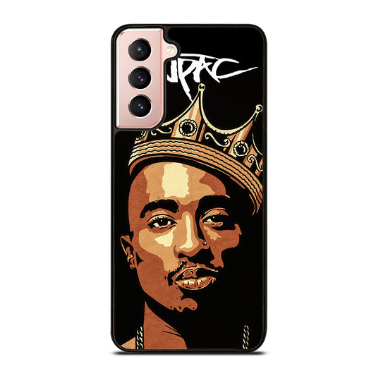 TUPAC SHAKUR KING Samsung Galaxy S21 Case Cover