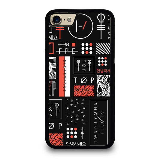 TWENTY ONE PILOTS BLURRYFACE 2 iPhone 7 / 8 Case Cover