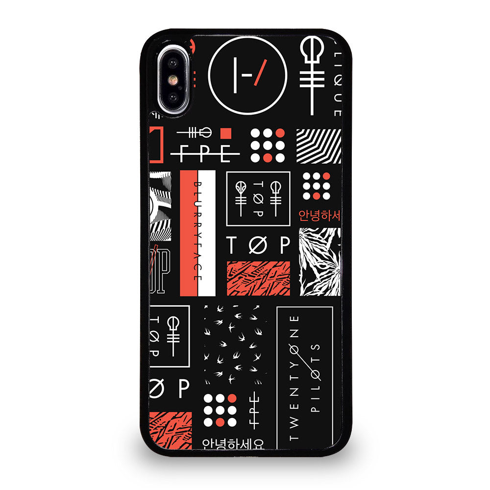 TWENTY ONE PILOTS BLURRYFACE 2 iPhone XS Max Case Cover