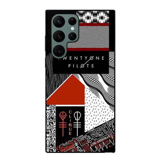 TWENTY ONE PILOTS BLURRYFACE Samsung Galaxy S22 Ultra Case Cover