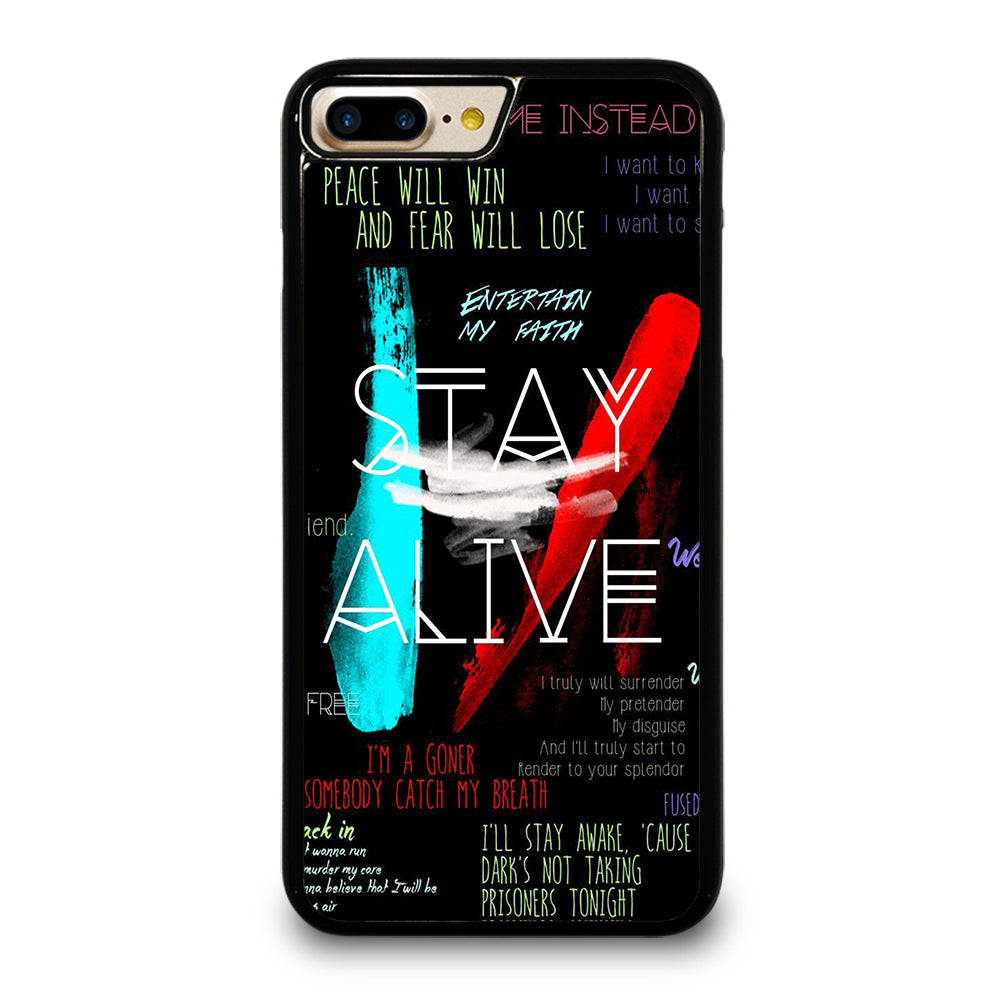 TWENTY ONE PILOTS STAY ALIVE LYRICS iPhone 7 / 8 Plus Case Cover