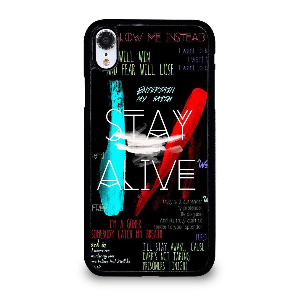 TWENTY ONE PILOTS STAY ALIVE LYRICS iPhone XR Case Cover