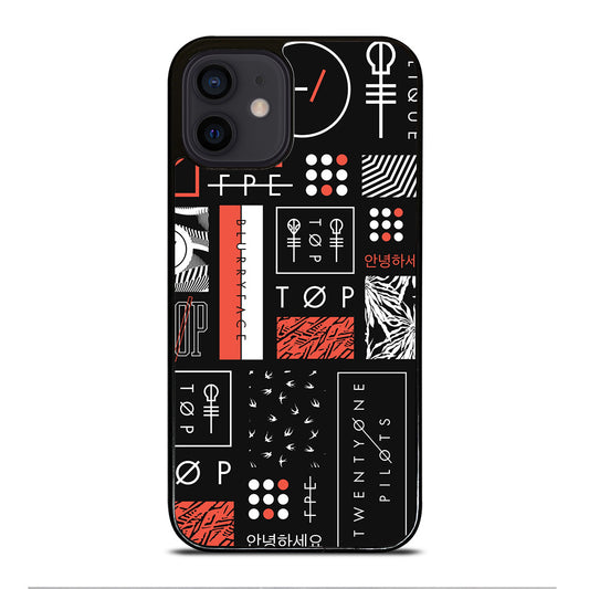 TWENTY ONE PILOTS BLURRYFACE 2 iPhone 12 Mini Case Cover