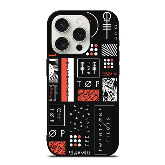 TWENTY ONE PILOTS BLURRYFACE 2 iPhone 15 Pro Case Cover