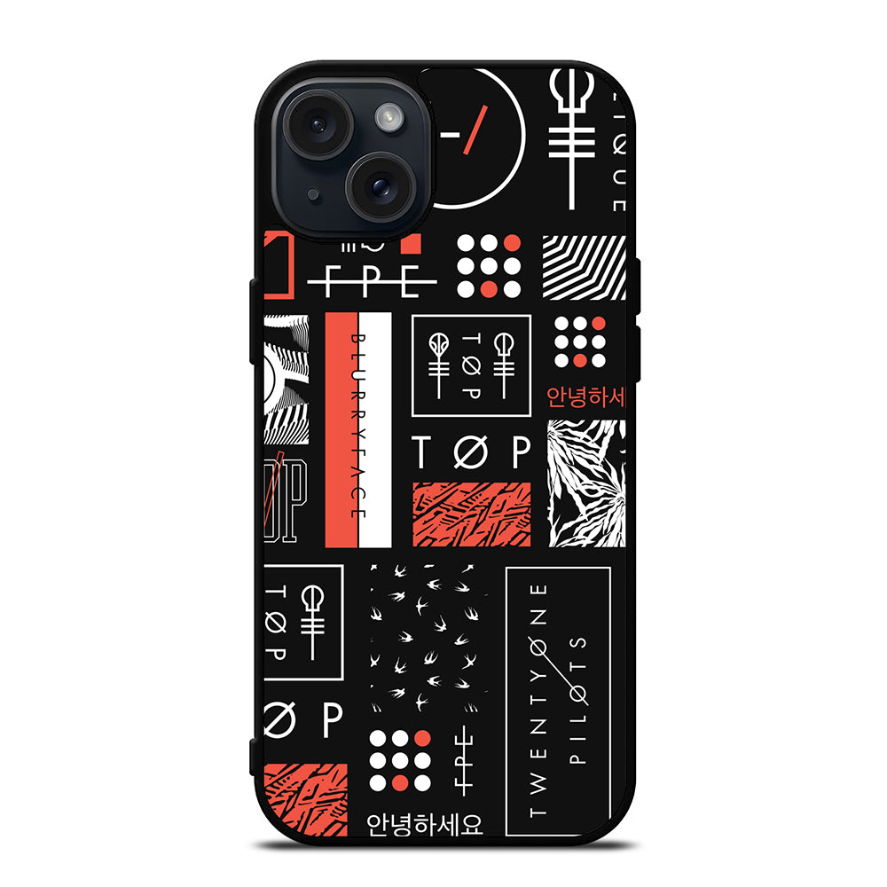 TWENTY ONE PILOTS BLURRYFACE 2 iPhone 15 Plus Case Cover