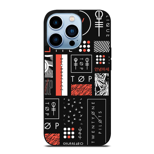 TWENTY ONE PILOTS BLURRYFACE 2 iPhone 13 Pro Max Case Cover