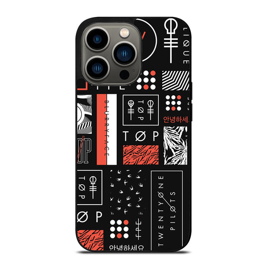 TWENTY ONE PILOTS BLURRYFACE 2 iPhone 13 Pro Case Cover
