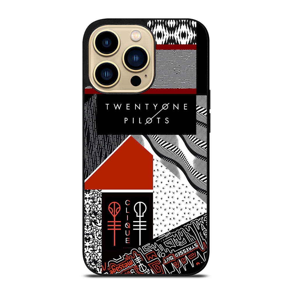 TWENTY ONE PILOTS BLURRYFACE iPhone 14 Pro Max Case Cover