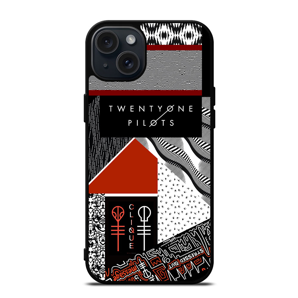 TWENTY ONE PILOTS BLURRYFACE iPhone 15 Plus Case Cover
