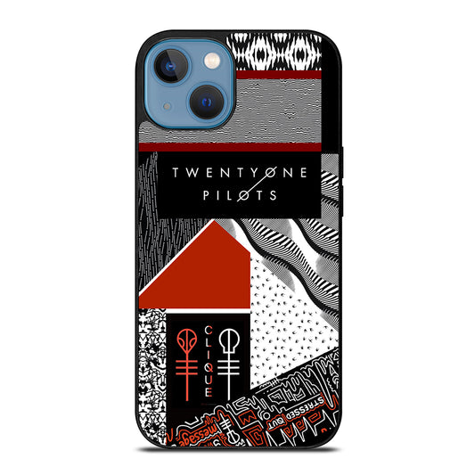 TWENTY ONE PILOTS BLURRYFACE iPhone 13 Case Cover