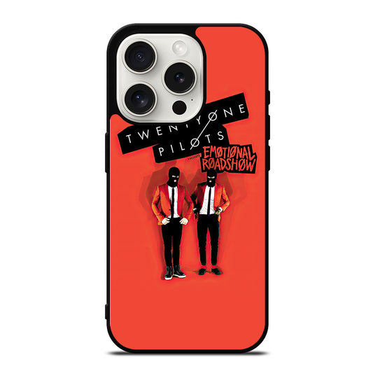 TWENTY ONE PILOTS EMOTIONAL ROADSHOW iPhone 15 Pro Case Cover