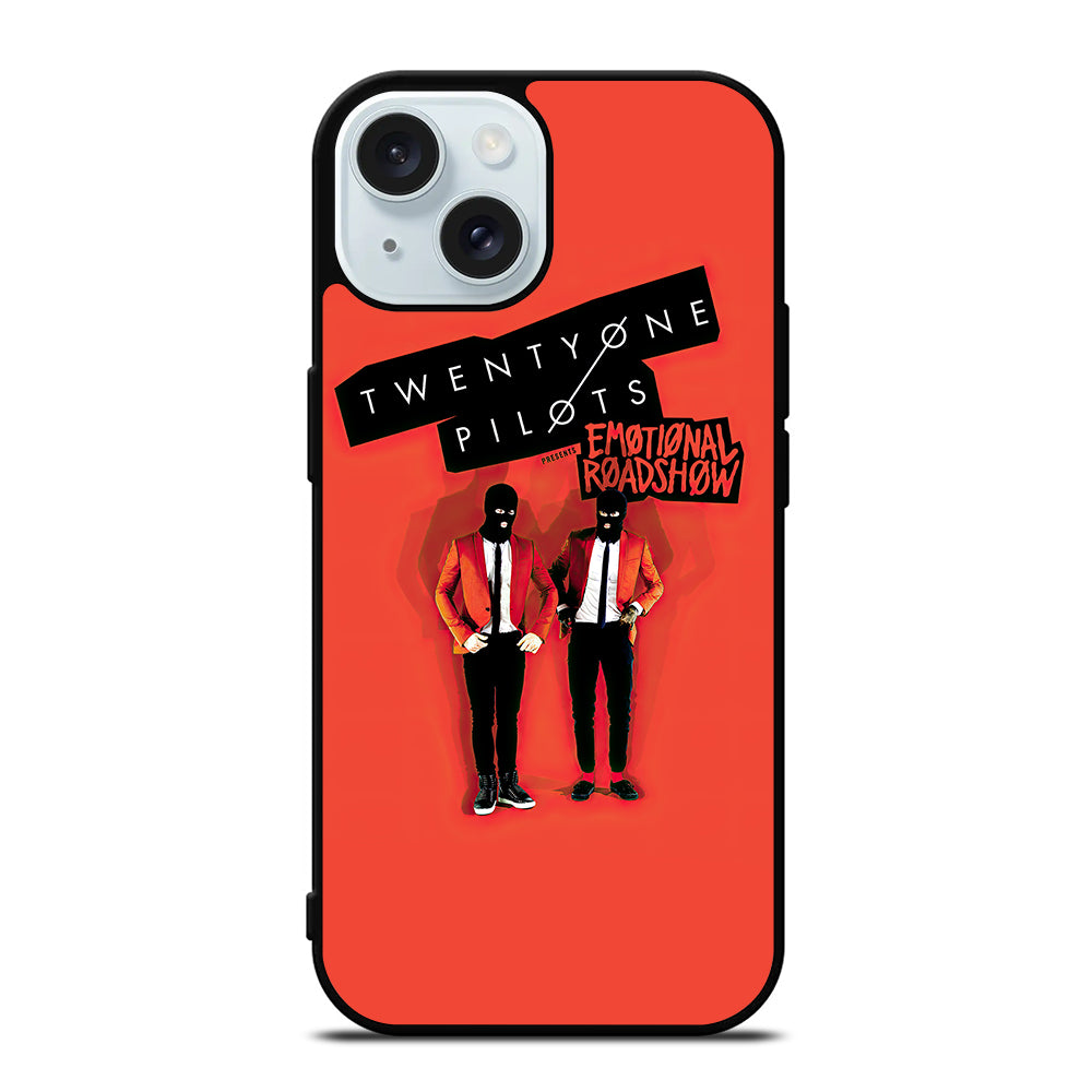TWENTY ONE PILOTS EMOTIONAL ROADSHOW iPhone 15 Case Cover