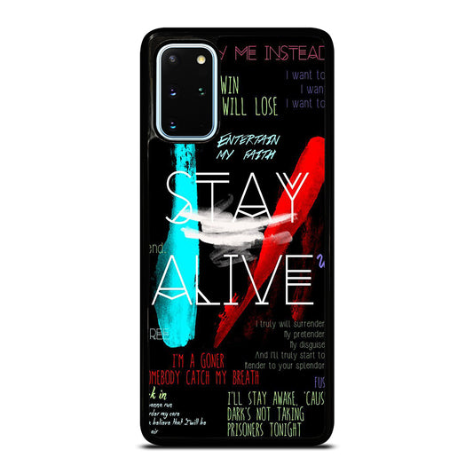 TWENTY ONE PILOTS STAY ALIVE LYRICS Samsung Galaxy S20 Plus Case Cover