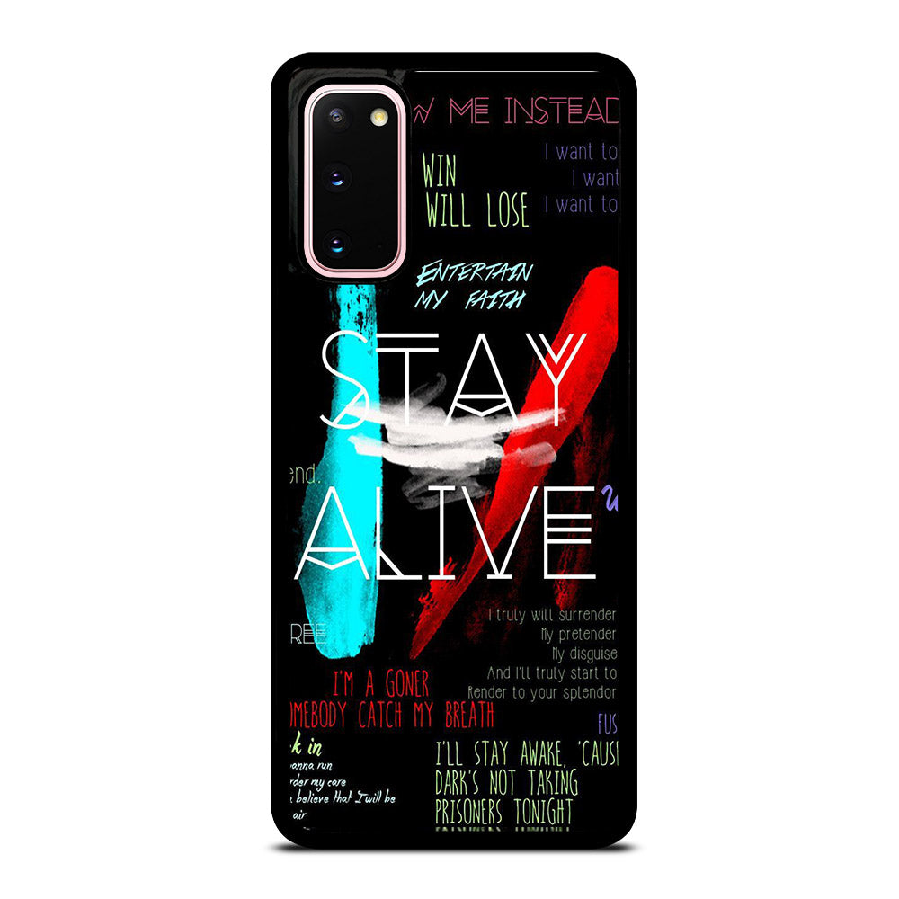 TWENTY ONE PILOTS STAY ALIVE LYRICS Samsung Galaxy S20 Case Cover