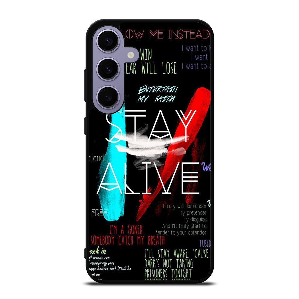 TWENTY ONE PILOTS STAY ALIVE LYRICS Samsung Galaxy S24 Plus Case Cover