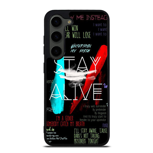 TWENTY ONE PILOTS STAY ALIVE LYRICS Samsung Galaxy S23 Plus Case Cover