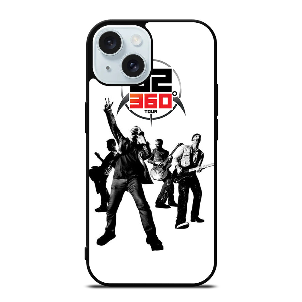 U2 BAND 360 TOUR iPhone 15 Case Cover