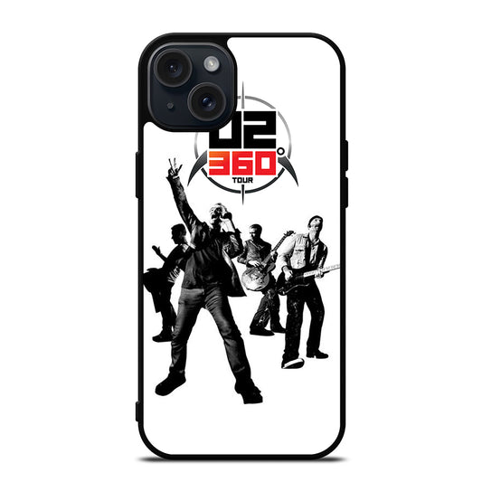 U2 BAND 360 TOUR iPhone 15 Plus Case Cover