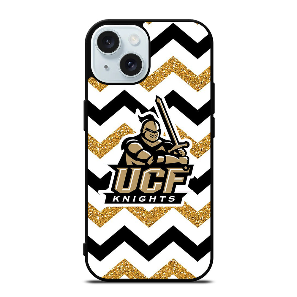 UCF KNIGHTS STRIPE LOGO iPhone 15 Case Cover