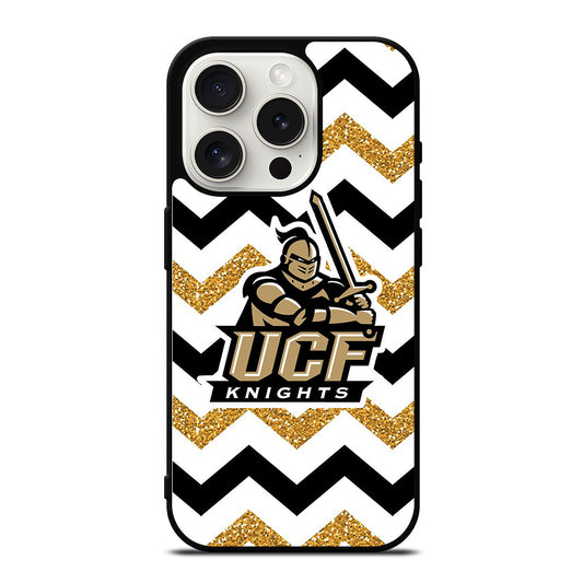 UCF KNIGHTS STRIPE LOGO iPhone 15 Pro Case Cover