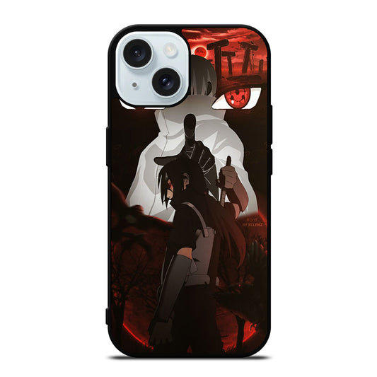UCHIHA ITACHI NARUTO ANIME iPhone 15 Case Cover