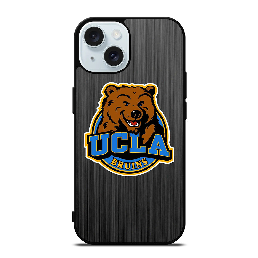 UCLA BRUINS METAL LOGO iPhone 15 Case Cover