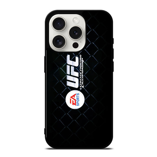 UFC LOGO FIGHTING METAL LOGO iPhone 15 Pro Case Cover