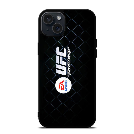 UFC LOGO FIGHTING METAL LOGO iPhone 15 Plus Case Cover