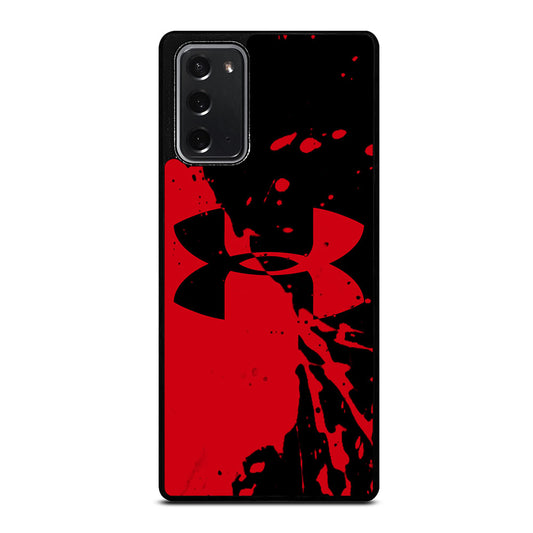UNDER ARMOUR BLACK RED LOGO Samsung Galaxy Note 20 Case Cover