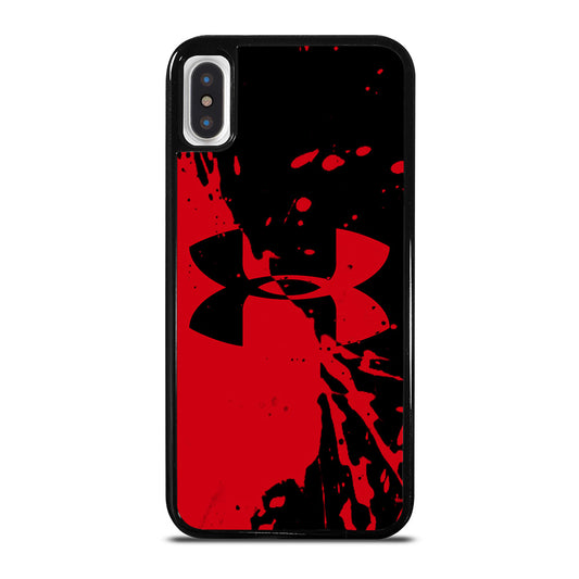 UNDER ARMOUR BLACK RED LOGO iPhone X / XS Case Cover