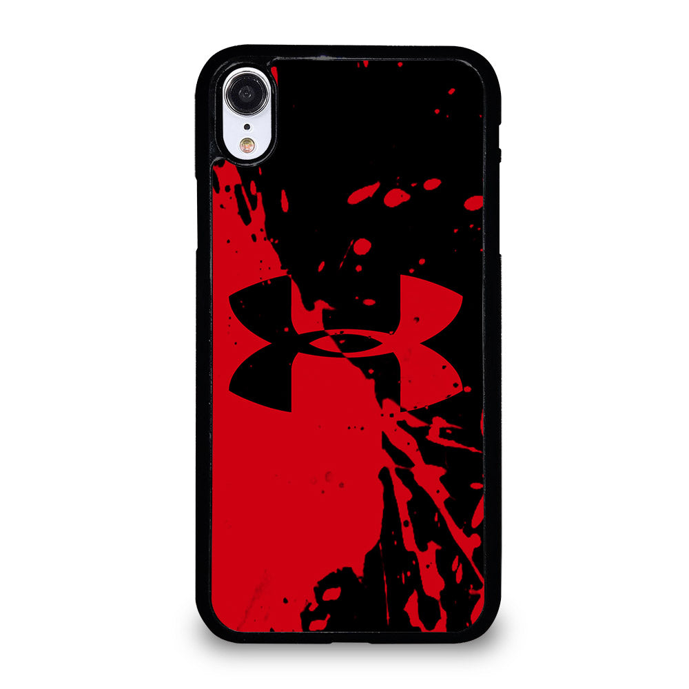 UNDER ARMOUR BLACK RED LOGO iPhone XR Case Cover