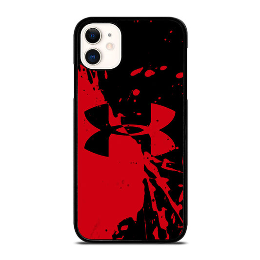 UNDER ARMOUR BLACK RED LOGO iPhone 11 Case Cover
