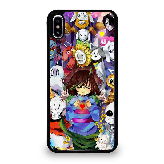 UNDERTALE ALL CHARACTER CARTOON 3 iPhone XS Max Case Cover