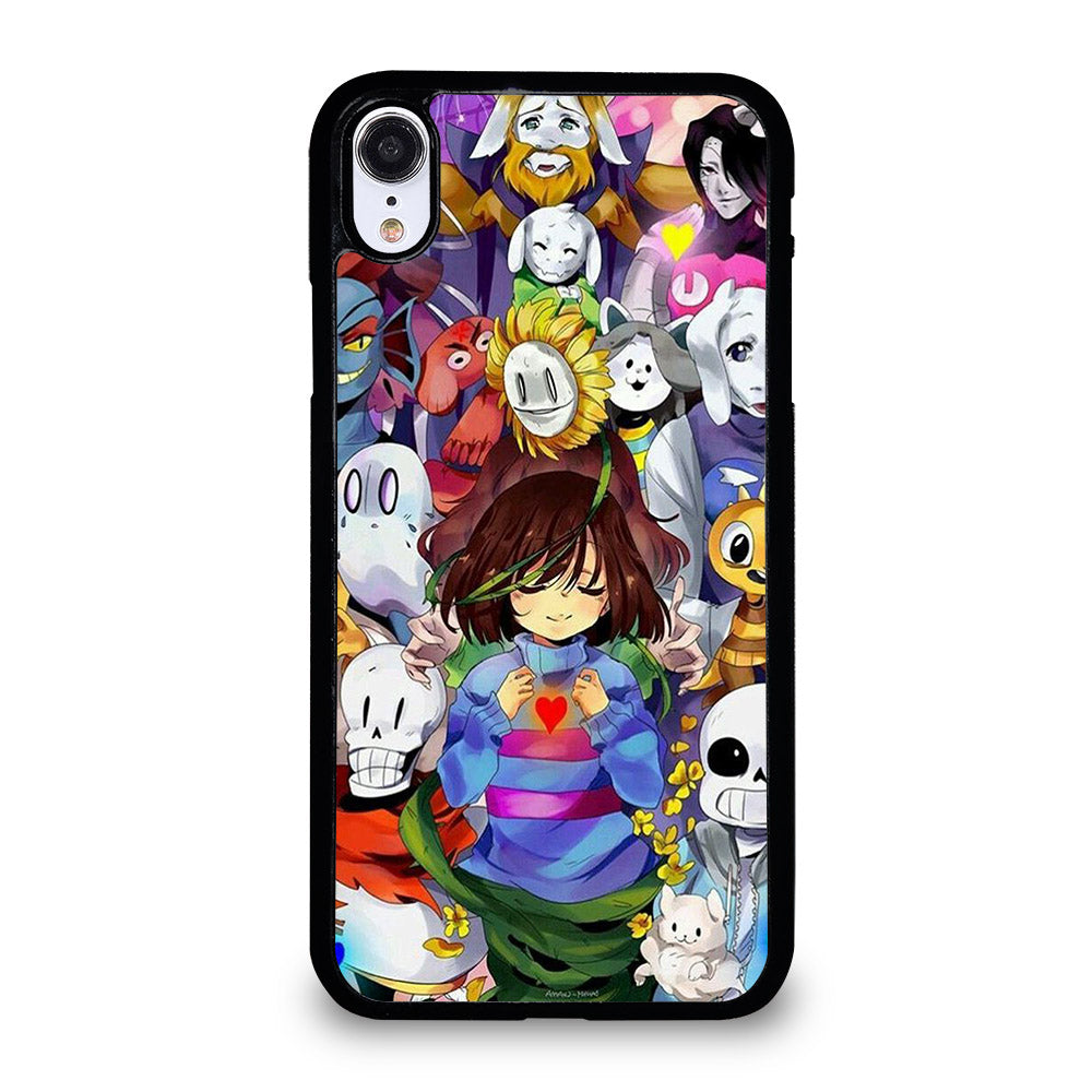 UNDERTALE ALL CHARACTER CARTOON 3 iPhone XR Case Cover