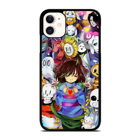 UNDERTALE ALL CHARACTER CARTOON 3 iPhone 11 Case Cover