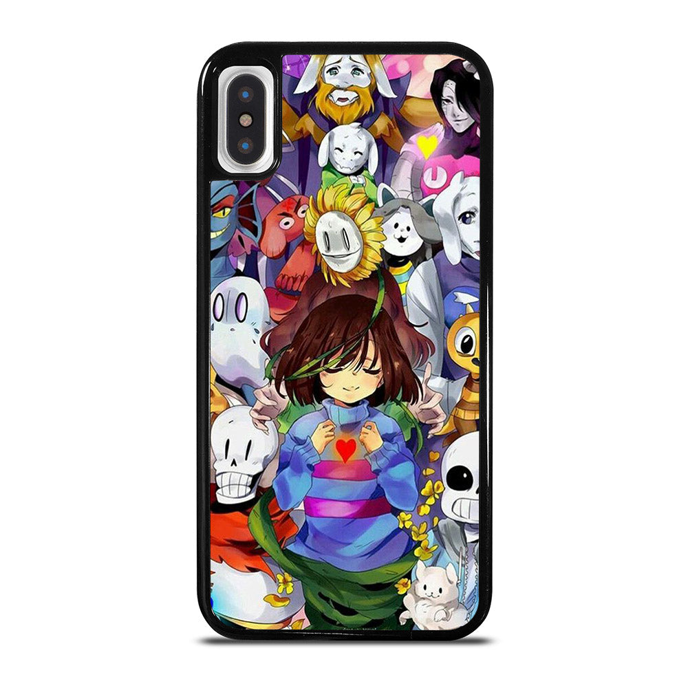 UNDERTALE ALL CHARACTER CARTOON 3 iPhone X / XS Case Cover