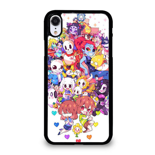 UNDERTALE ALL CHARACTER CARTOON iPhone XR Case Cover