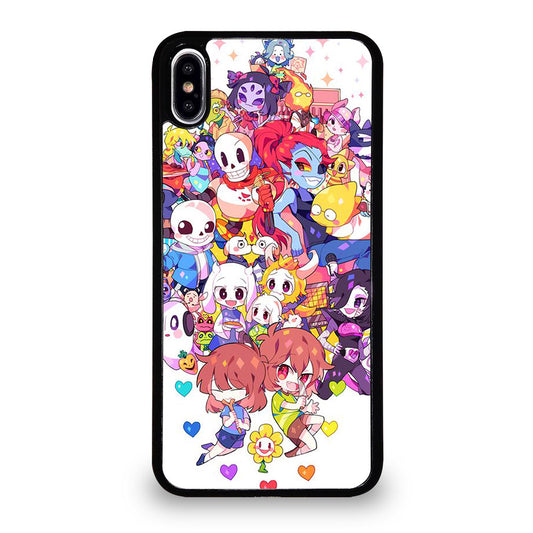 UNDERTALE ALL CHARACTER CARTOON iPhone XS Max Case Cover