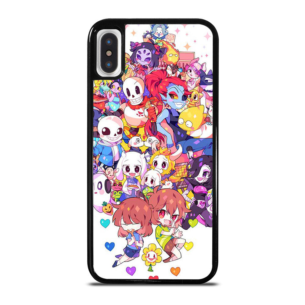 UNDERTALE ALL CHARACTER CARTOON iPhone X / XS Case Cover