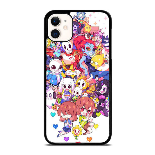 UNDERTALE ALL CHARACTER CARTOON iPhone 11 Case Cover
