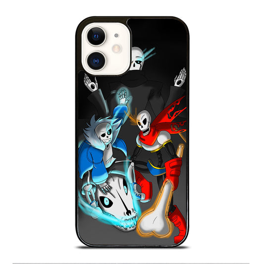 UNDERTALE PAPYRUS AND SANS ART iPhone 12 Case Cover