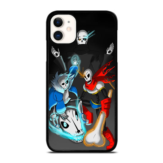UNDERTALE PAPYRUS AND SANS ART iPhone 11 Case Cover