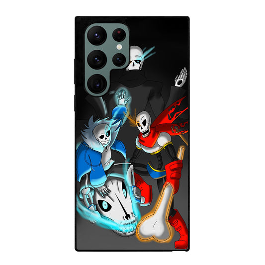 UNDERTALE PAPYRUS AND SANS ART Samsung Galaxy S22 Ultra Case Cover