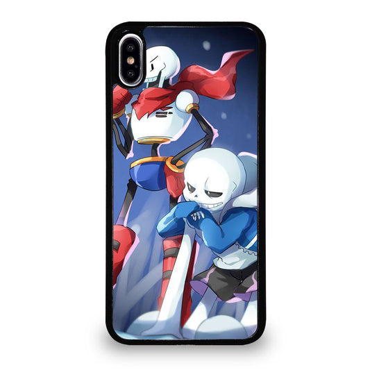 UNDERTALE PAPYRUS AND SANS CARTOON iPhone XS Max Case Cover
