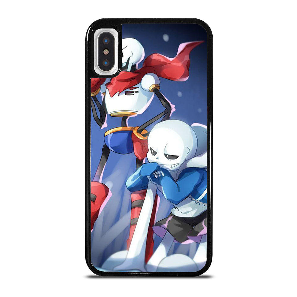 UNDERTALE PAPYRUS AND SANS CARTOON iPhone X / XS Case Cover