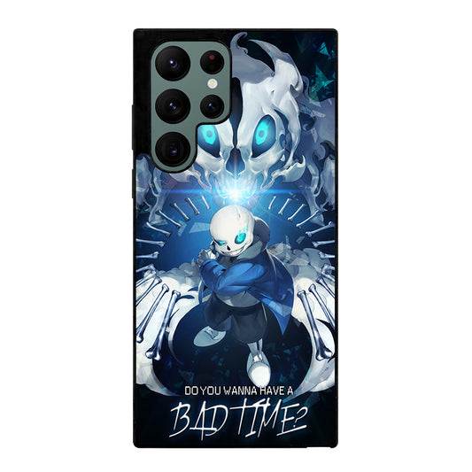 UNDERTALE SANS BAD TIME CARTOON Samsung Galaxy S22 Ultra Case Cover