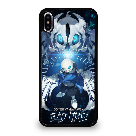UNDERTALE SANS BAD TIME CARTOON iPhone XS Max Case Cover