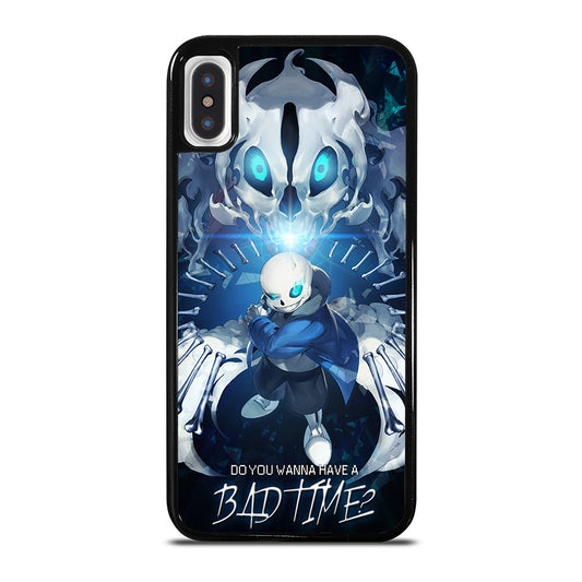 UNDERTALE SANS BAD TIME CARTOON iPhone X / XS Case Cover